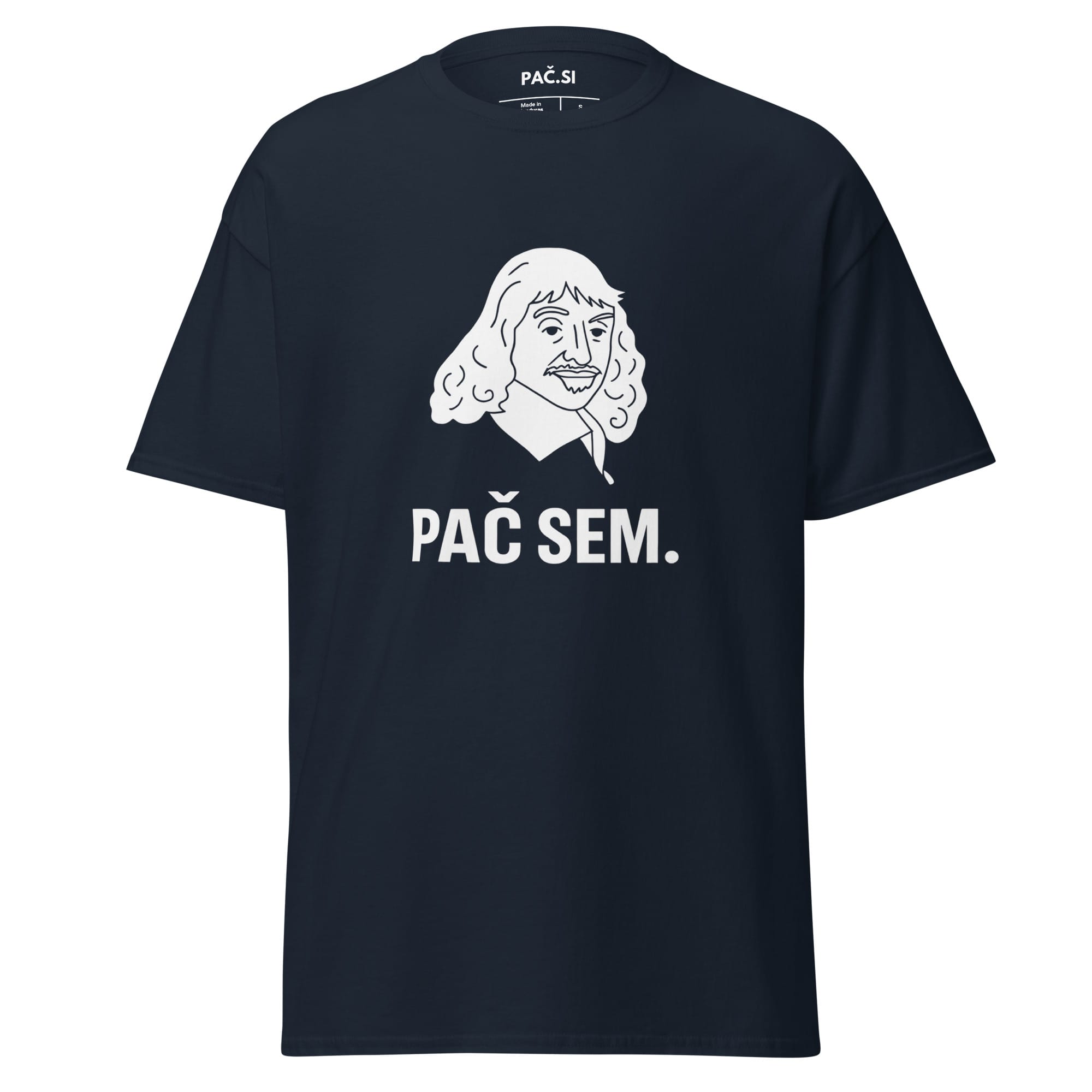 PAČ SEM. - René Pačcartes - unisex majica s kratkimi rokavi - slika 2