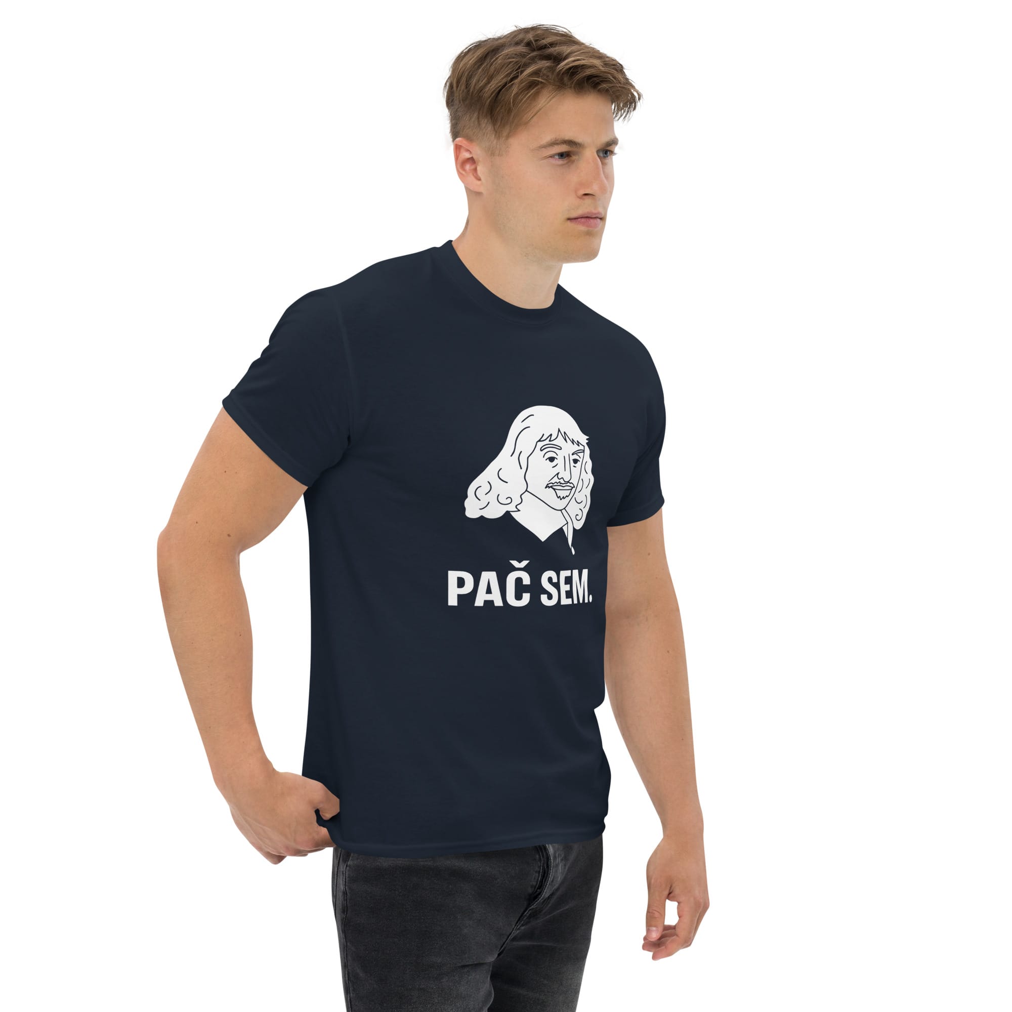 PAČ SEM. - René Pačcartes - unisex majica s kratkimi rokavi - slika 7