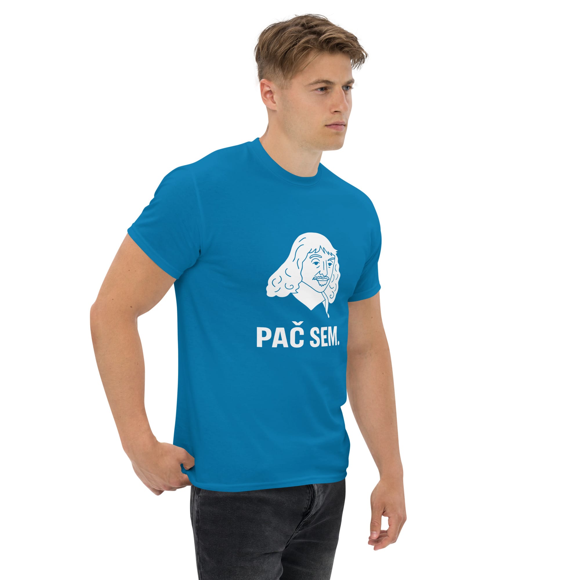 PAČ SEM. - René Pačcartes - unisex majica s kratkimi rokavi - slika 8